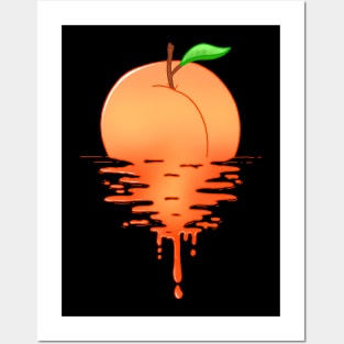 Melted Peach Posters and Art